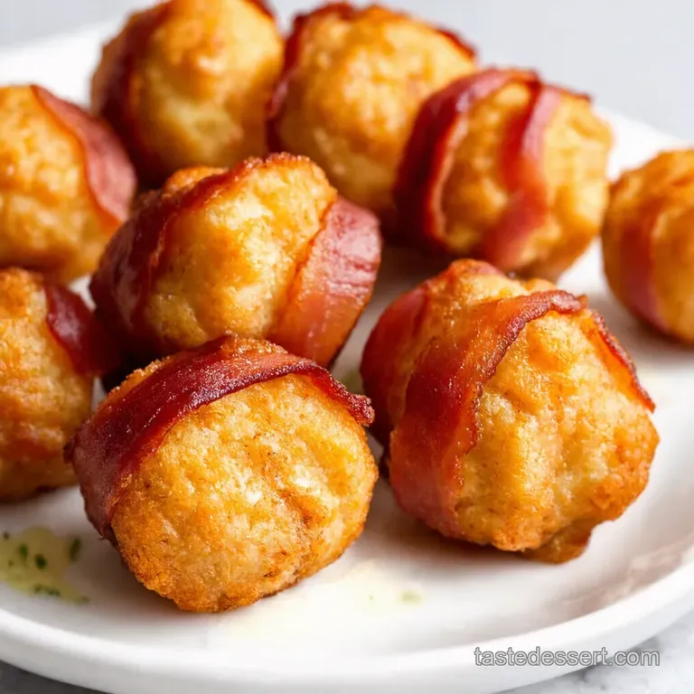 BaconWrapped Tater Tot Bombs The Ultimate Party Snack
