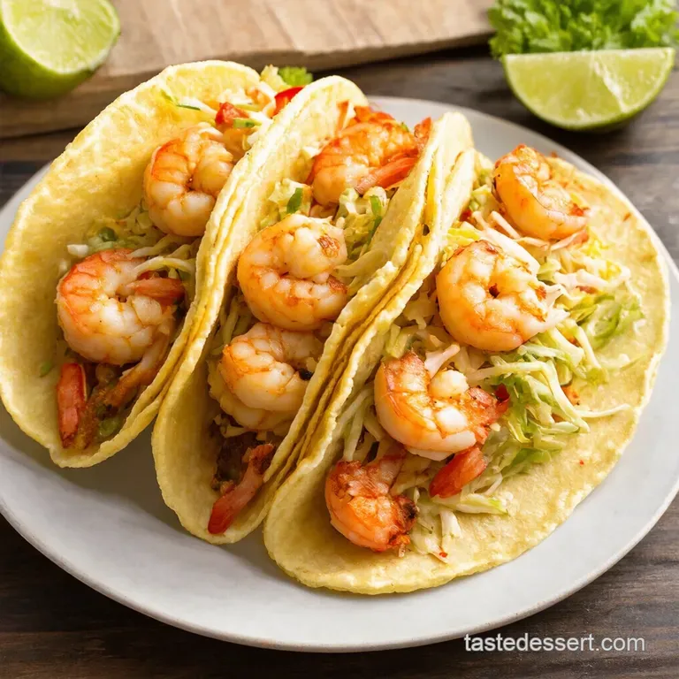 BajaStyle Shrimp Tacos with Zesty Slaw