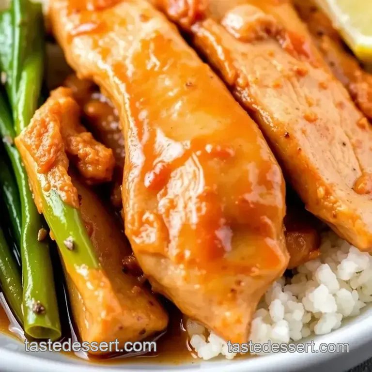 Quick Baked Adobo Chicken Strips presentation