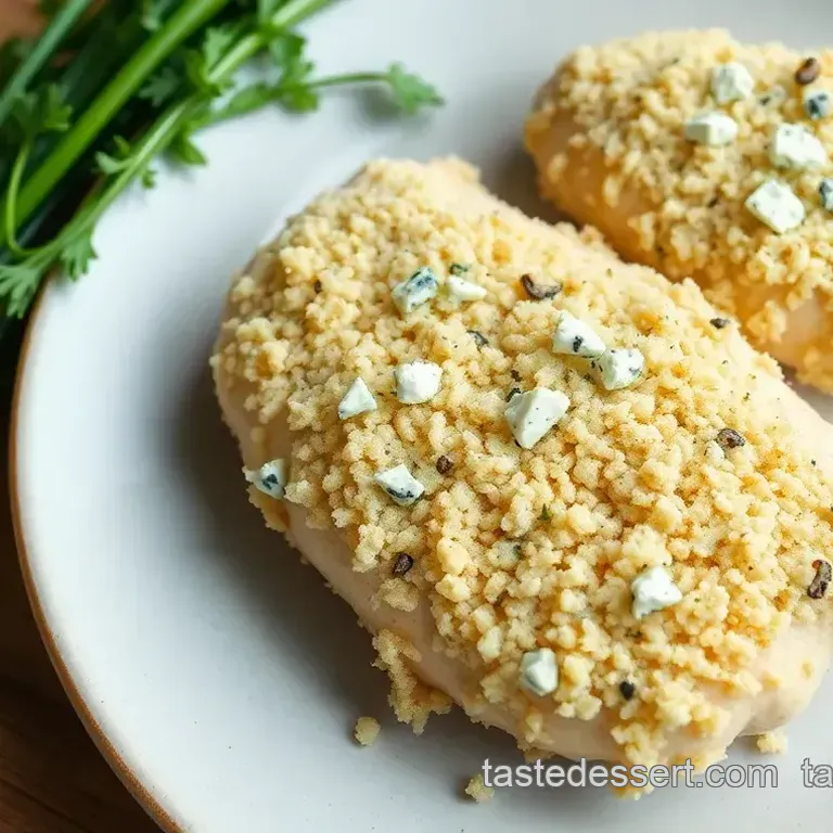 Bake Blue Cheese Powder Crunchy Chicken