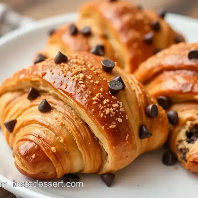 Delicious Chocolate Chip Croissants: Bake in 25 Min Like a Pro!