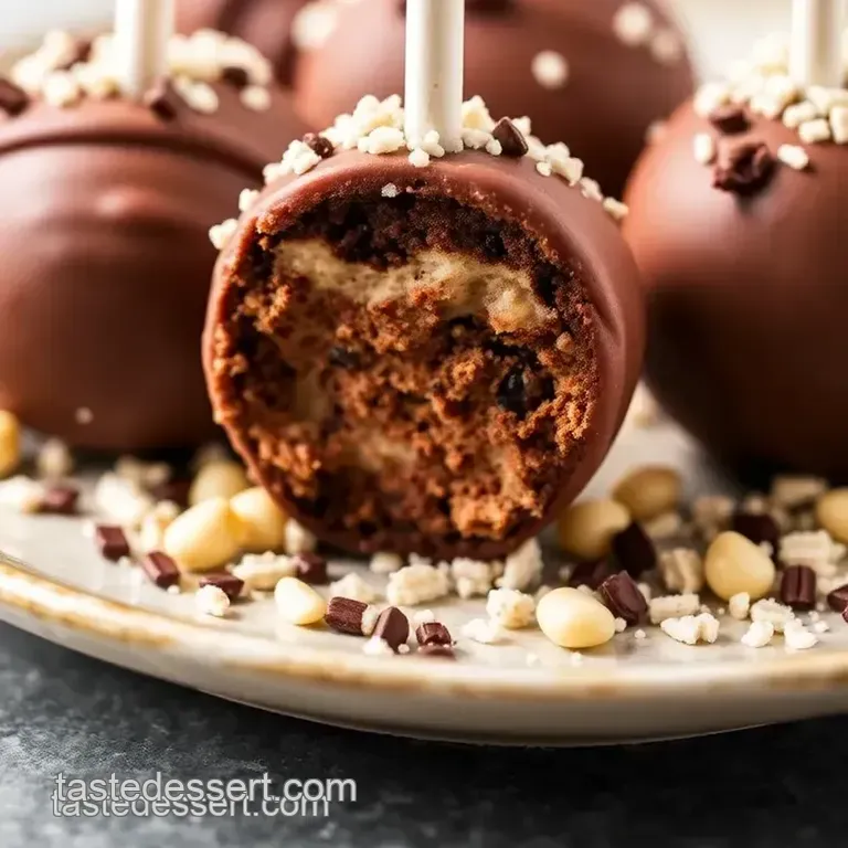 Delightful Cookies and Cream Cake Pops presentation