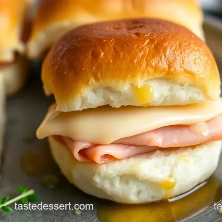 Delicious Bake Ham Sliders with Buttery Glaze