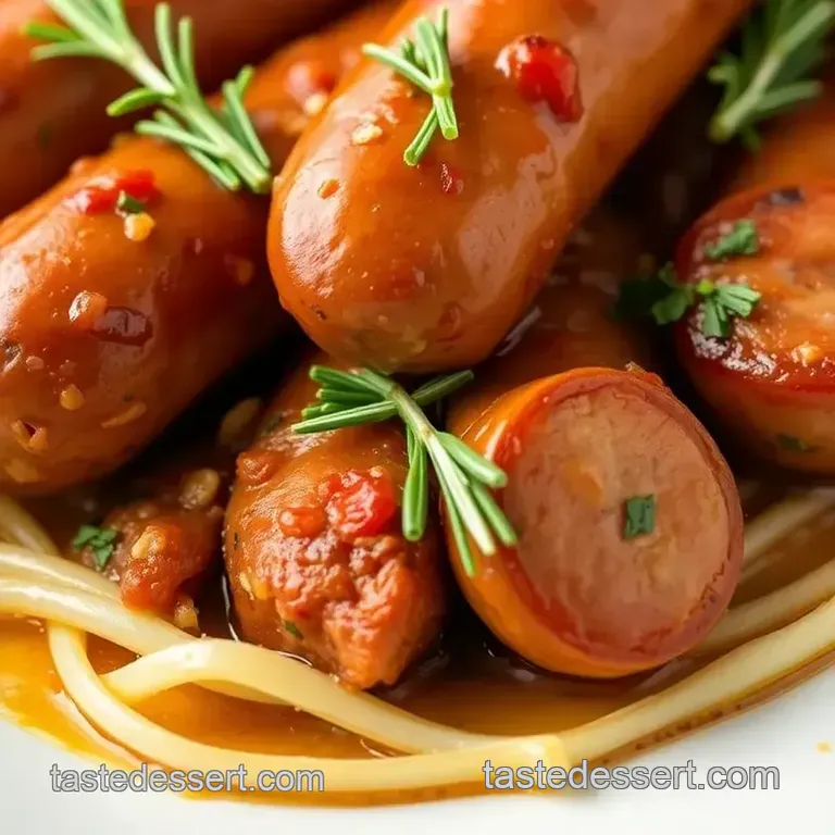 Bake Italian Sausage for a Juicy Delight presentation