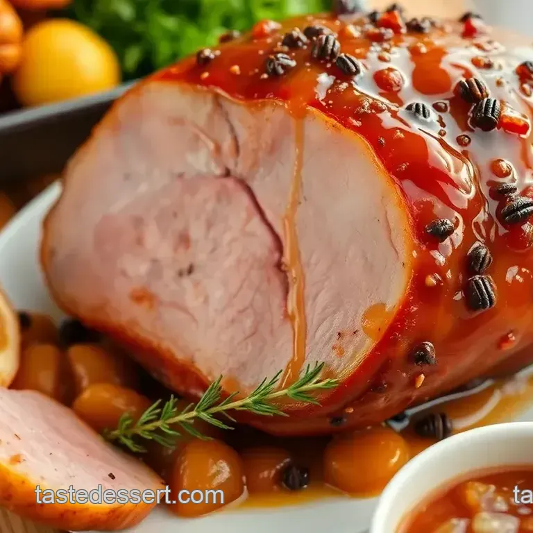 Bake Juicy Ham with Apricot Glaze