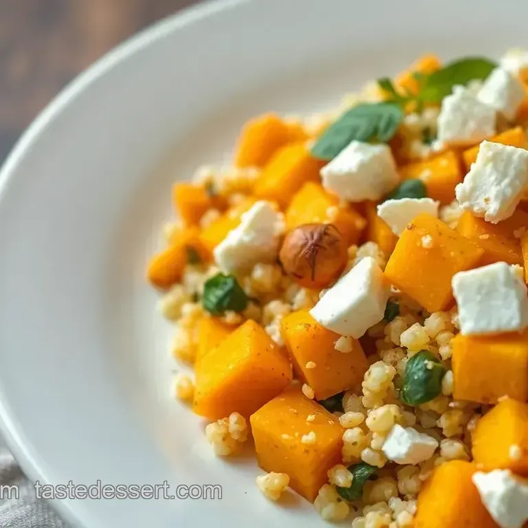 Bake Pumpkin Couscous Salad with Feta