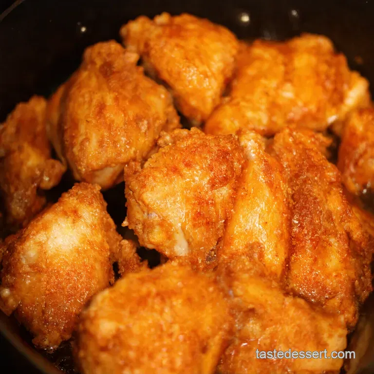 Baked Fakeaway Orange Chicken presentation