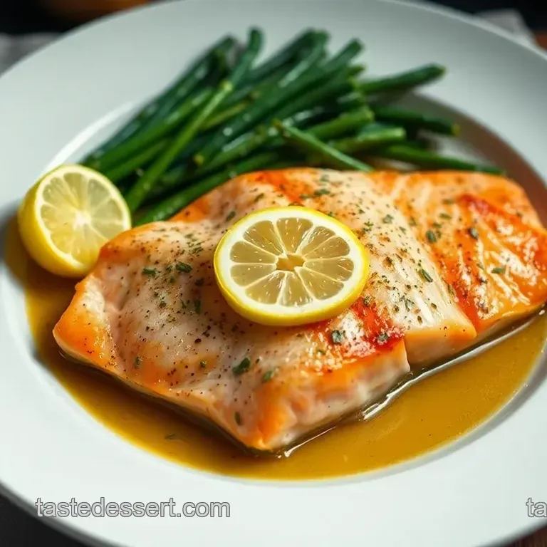 Baked Lemon Garlic Butter Salmon