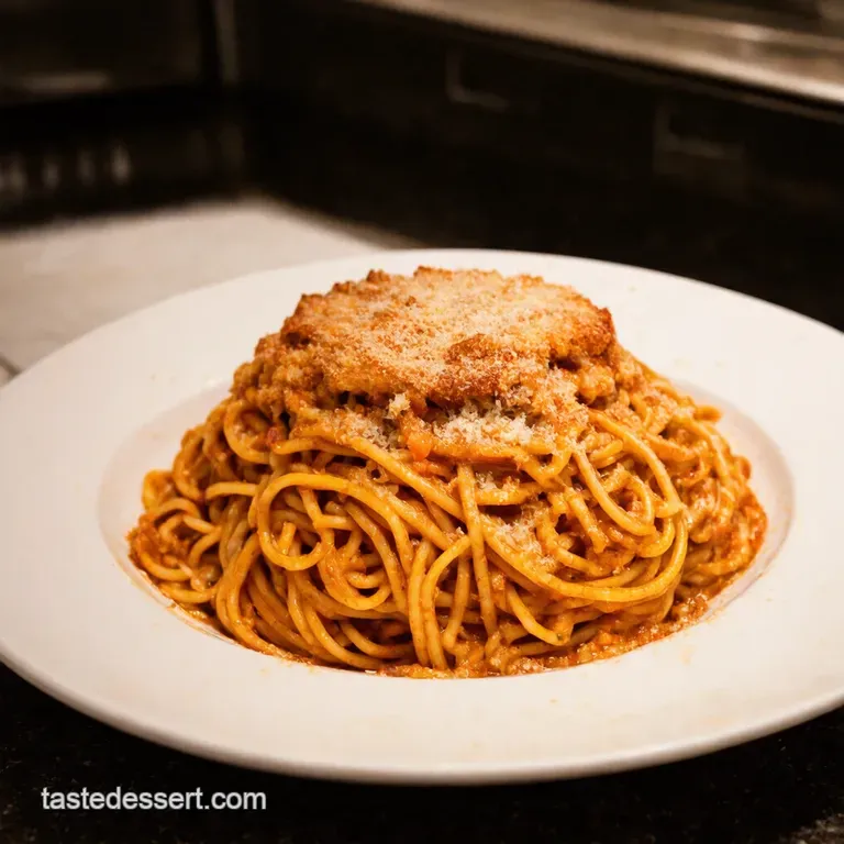 Baked Million Dollar Spaghetti a Creamy Cheesy Dream presentation