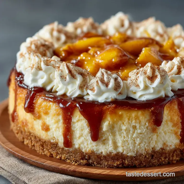 Spiced Peach Cobbler Cheesecake Southern Comfort Meets Classic Creaminess