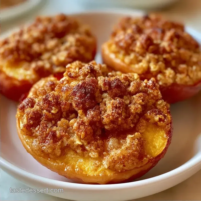 Baked Peach Dish Recipe in 40 Minutes