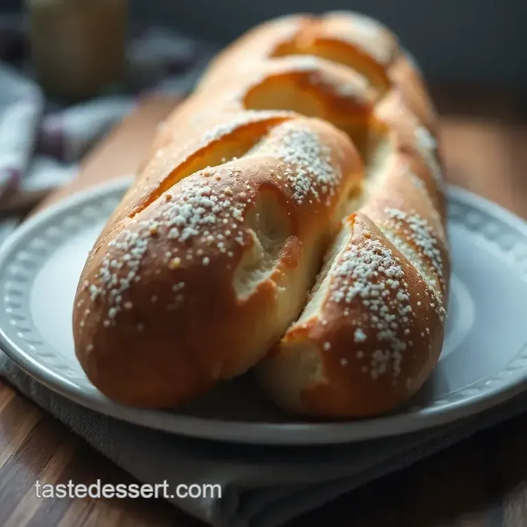 Baked to Perfection: Classic French Baguette presentation