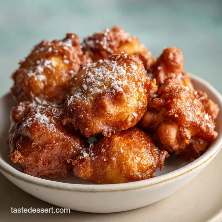 Apple Fritters Recipe: Bakery Style Crunch