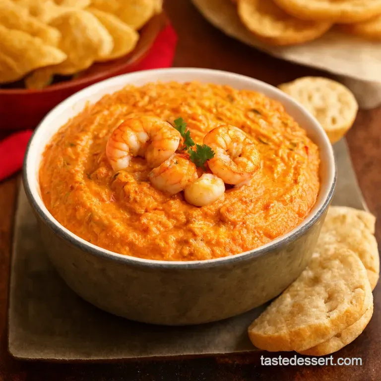 Bayou Bliss Spicy Louisiana Shrimp Dip presentation