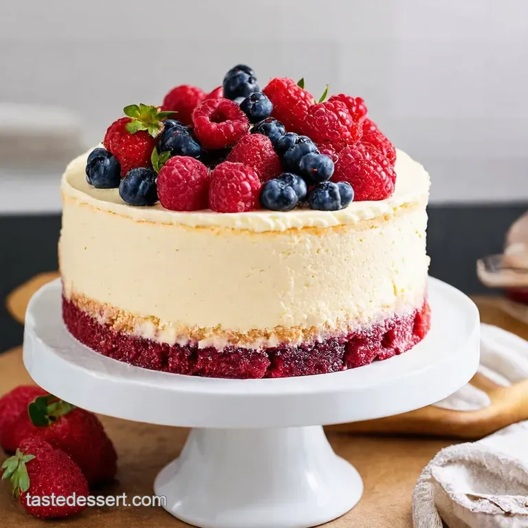 Berry Bliss Chantilly Cake A Summertime Showstopper presentation