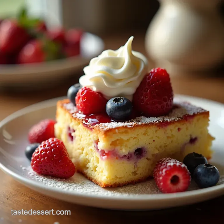 Berry Bliss Pound Cake Trifle presentation