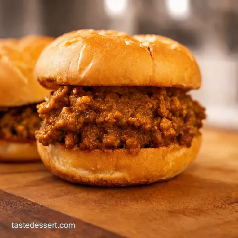Big Mac Sloppy Joes with Knockoff Secret Sauce presentation