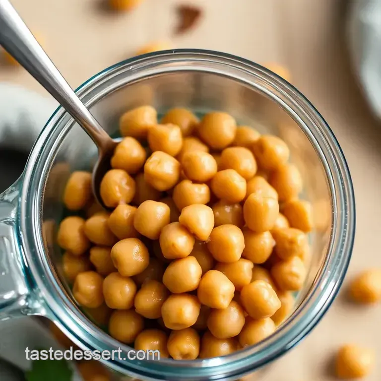 Sweet Salted Caramel Chickpea Bliss presentation