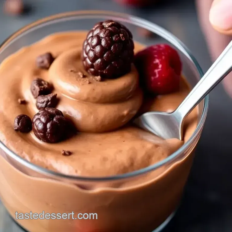 Smooth Silky Avocado Mousse in 15 Minutes presentation