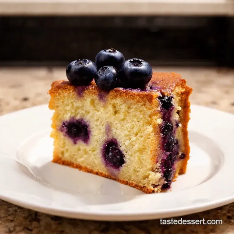 Blueberry Bliss Coffee Cake a Cream Cheese Dream presentation