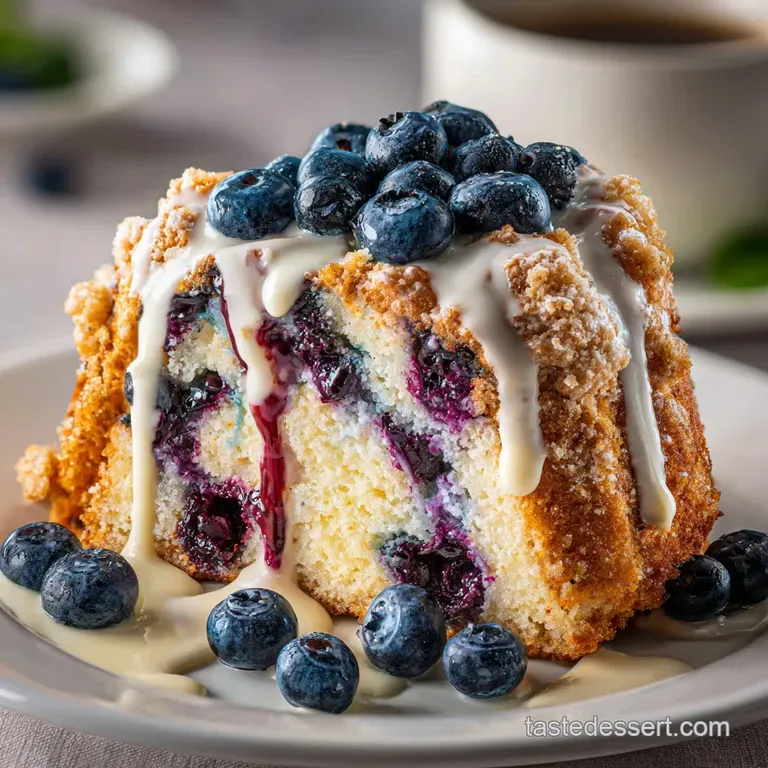 Blueberry Cream Cheese Coffee Cake Easy