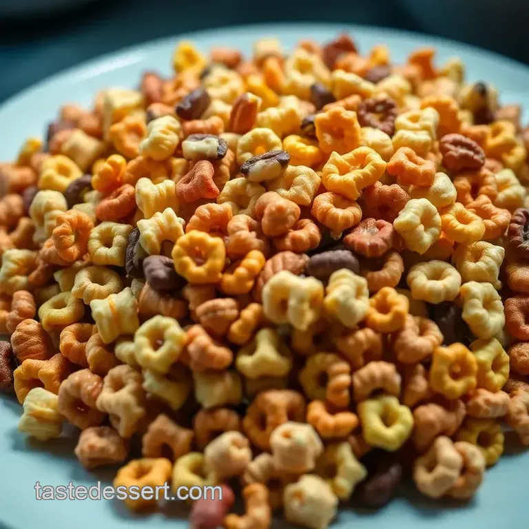 Bold & Spicy Chex Mix presentation
