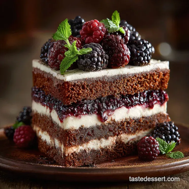 Schnapps Torte: The Boozy Black Forest Bramble Cake