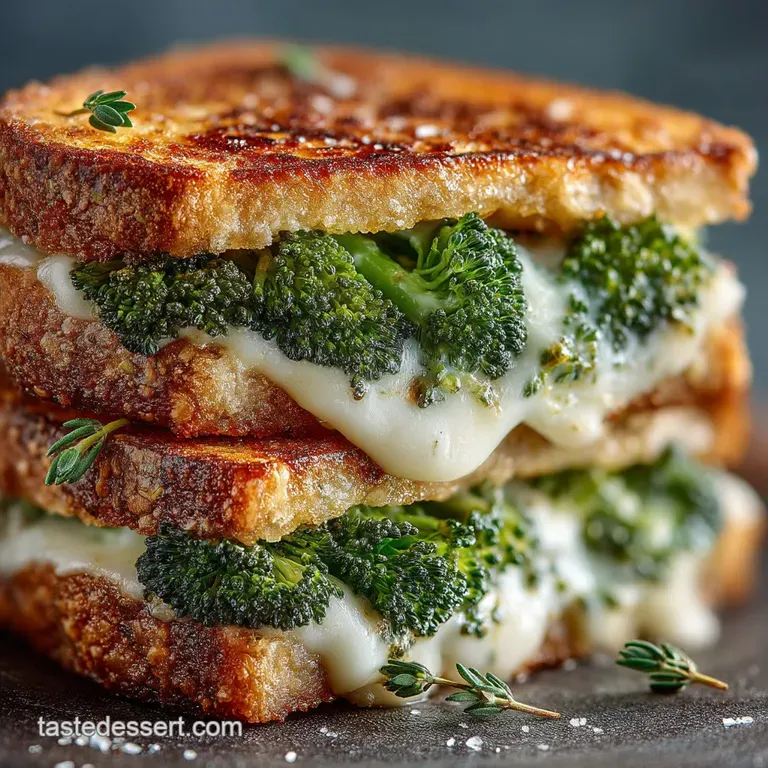 The Green Goddess Grilled Cheese Broccoli and Creamy Havarti