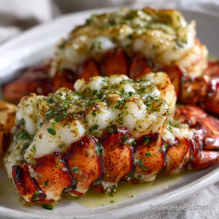 Lobster Tails: Regal Broiled with Zesty Garlic Herb Butter