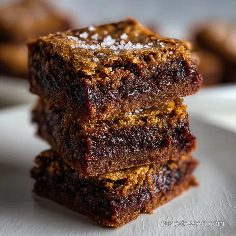 Brown Sugar Brownies: Crackly Top