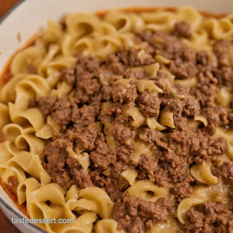 Budgetfriendly Beef Stroganoff presentation