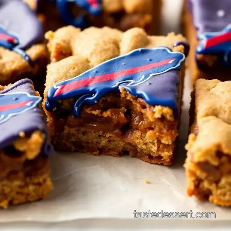 Buffalo Bills Desserts: 5 Deliciously Spicy Cookie Bar Treats! presentation