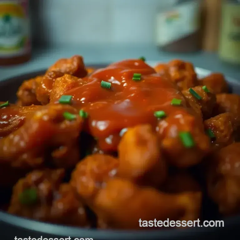 Buffalo Blitz: The Ultimate Wing Sauce presentation