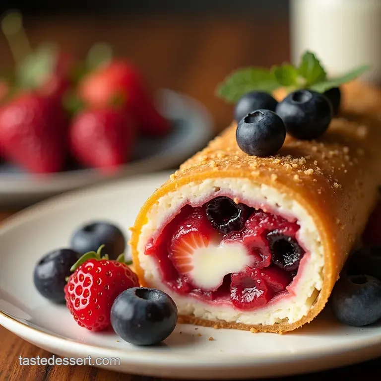 Bursting Berry Homemade Fruit Rollups presentation