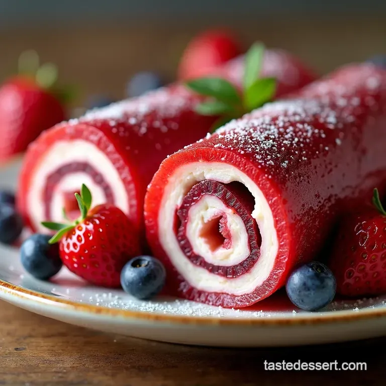 Bursting Berry Homemade Fruit RollUps