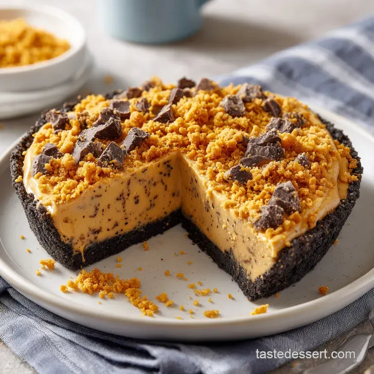 Butterfinger Pie: Creamy and No Bake