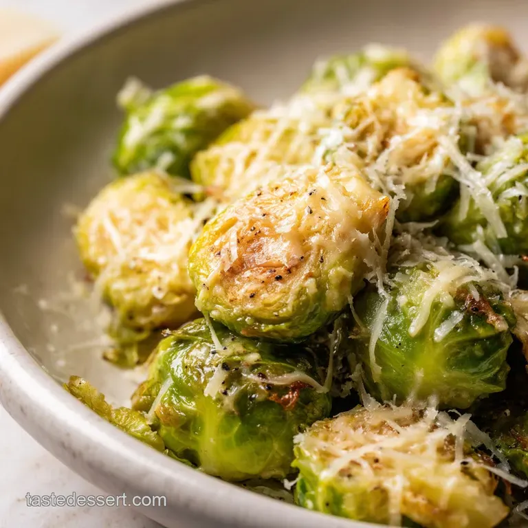 Cacio E Pepe Brussels Sprouts: Roman Holiday Sprouts presentation