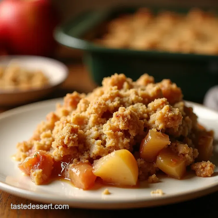 Cake Mix Apple Crisp The Cheats Comfort Classic presentation
