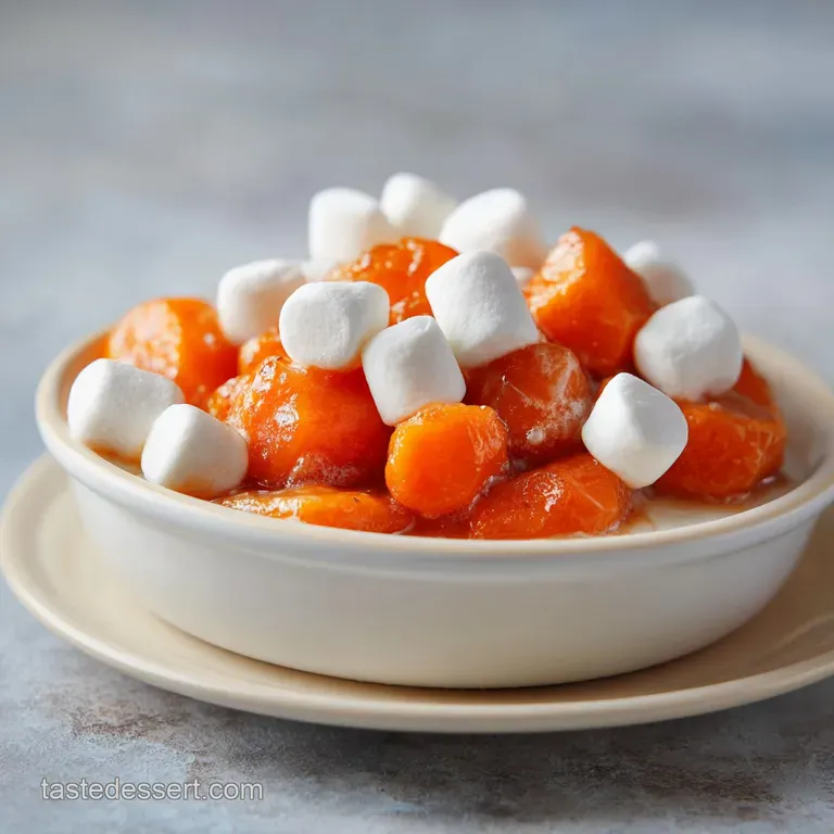 Sweet Potatoes with Marshmallows: Brown Sugar Glaze