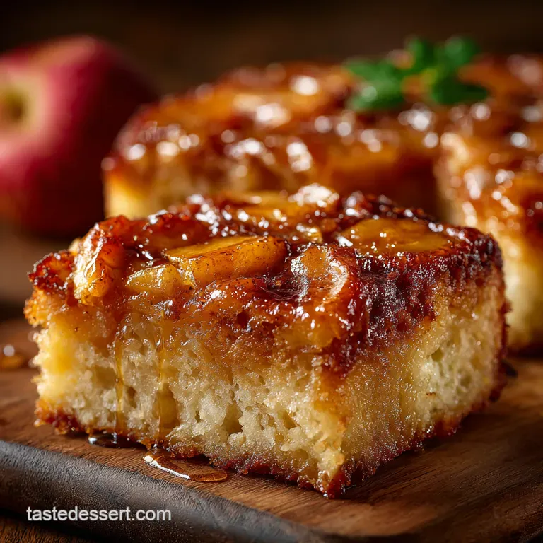 Caramel Apple Delight Fresh Apple Dump Cake Magic presentation