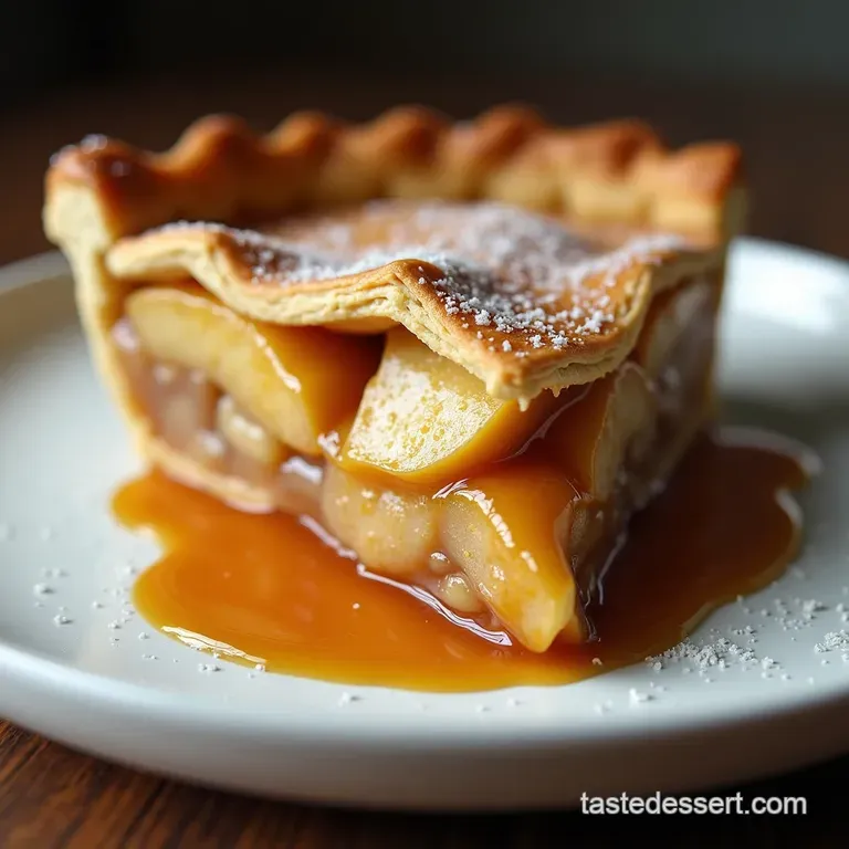 The Proper Posh Salted Caramel Apple Pie