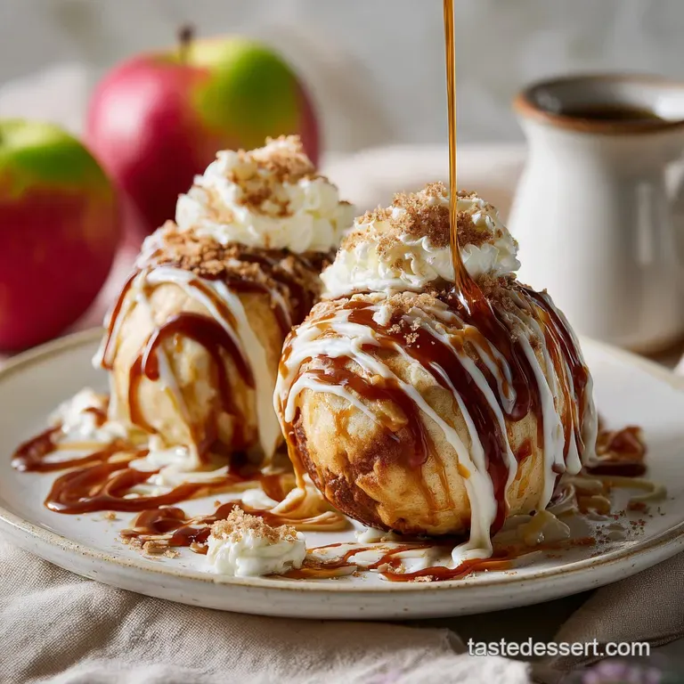 Mouthwatering Caramel Apple Pie Bombs