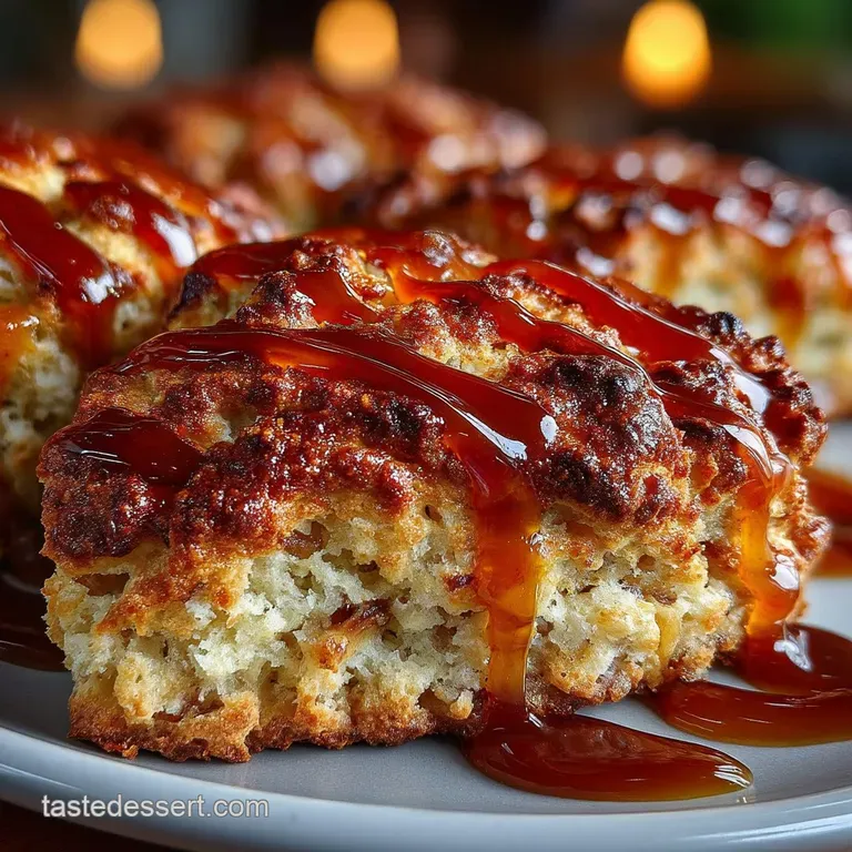 The Orchard Keepers Delight Buttery Caramel Apple Cinnamon Scones presentation