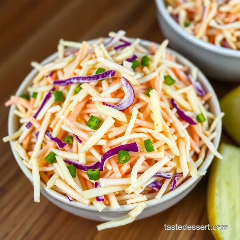Carolina Slaw with a Kick (Brisket' s Best Friend) presentation