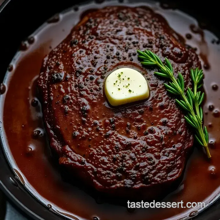Cast Iron Cowboy: the Ultimate Pan-Seared Steak presentation