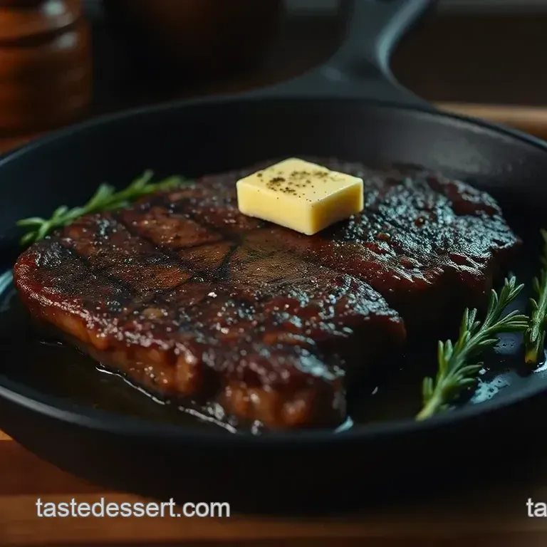 Cast Iron Cowboy: The Ultimate Pan-Seared Steak