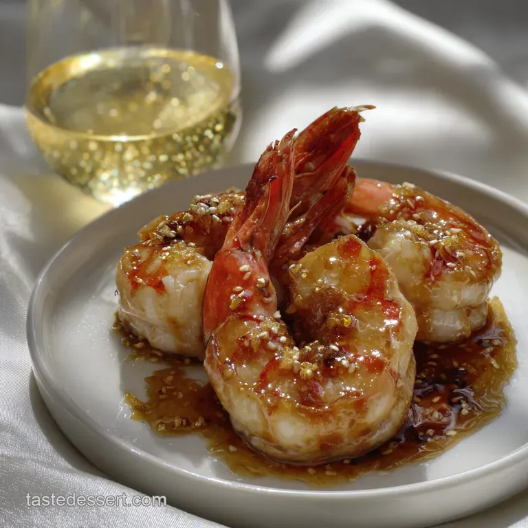 Champagne Glazed Shrimp: NYE Food Idea