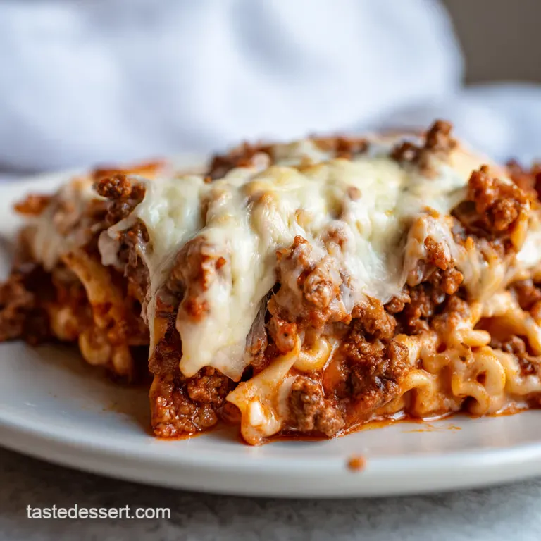 Cheesy Dream Lasagna Casserole: Unlayered Comfort