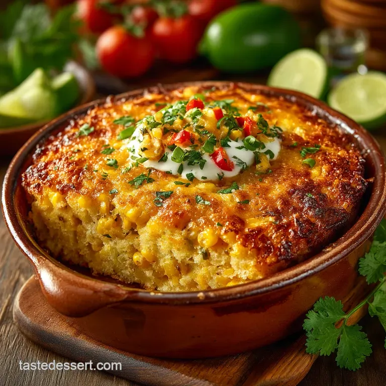 The Ultimate Midweek Marvel Hearty Taco Corn Casserole presentation