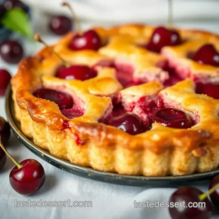 Cherry Clafoutis: a Baked Summer Dream presentation